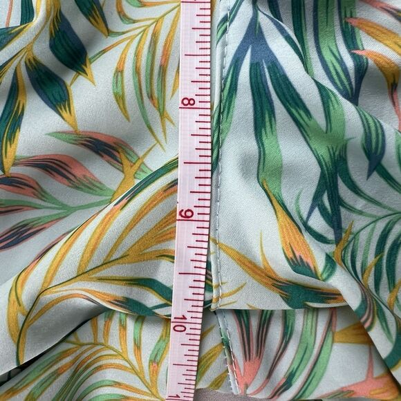 Art Class Boys Swim Trunks, Blue With Tropical Foliage, Size 16 - Picture 10 of 13